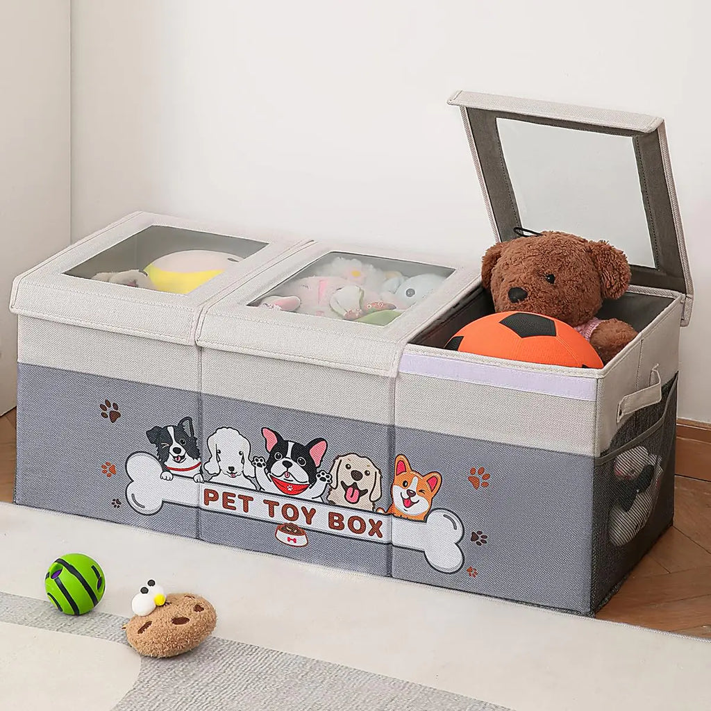 Garlloupath Dustproof Dog Toy Box
