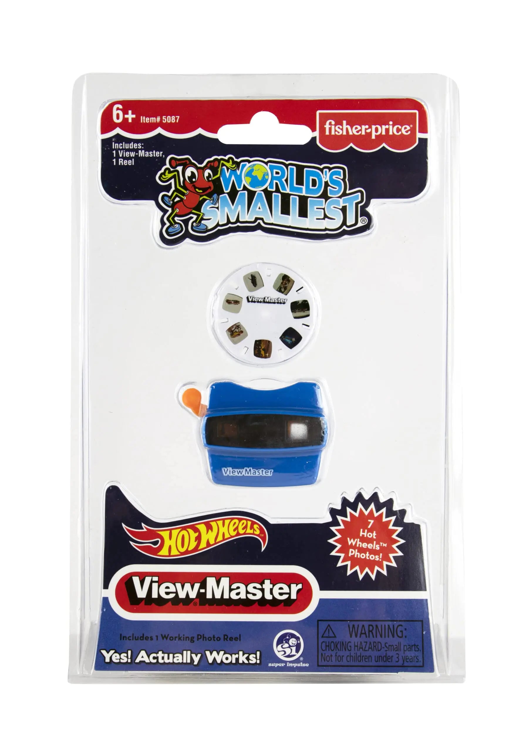 Worlds Smallest Hot Wheels ViewMaster Blue