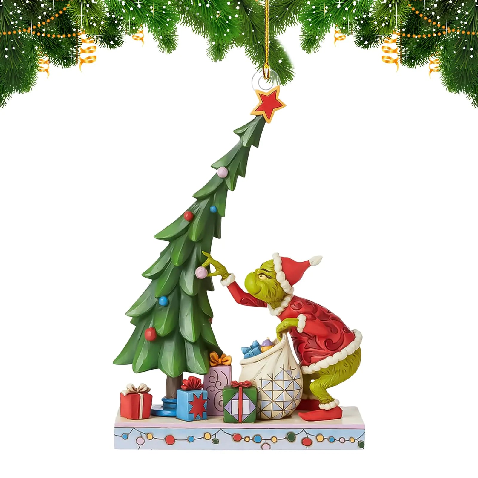 Christmas Tree Decorations Hanging Grinch