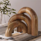 3 Pieces Wooden Arch Decor