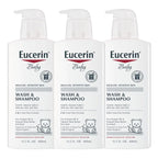 Pack of 3 Eucerin Baby Wash & Shampoo