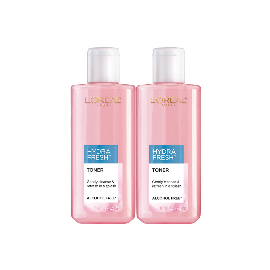 Pack of 2 LOreal Paris Skincare HydraFresh Toner