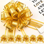 6 PCS Large Pull Bows Gift Wrapping