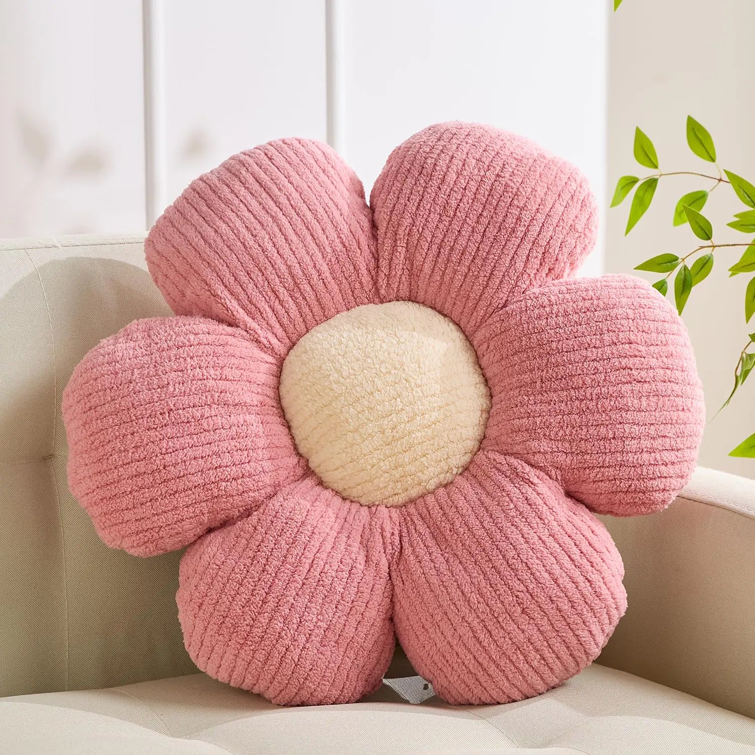 Daisy Shaped Pillow Cushion