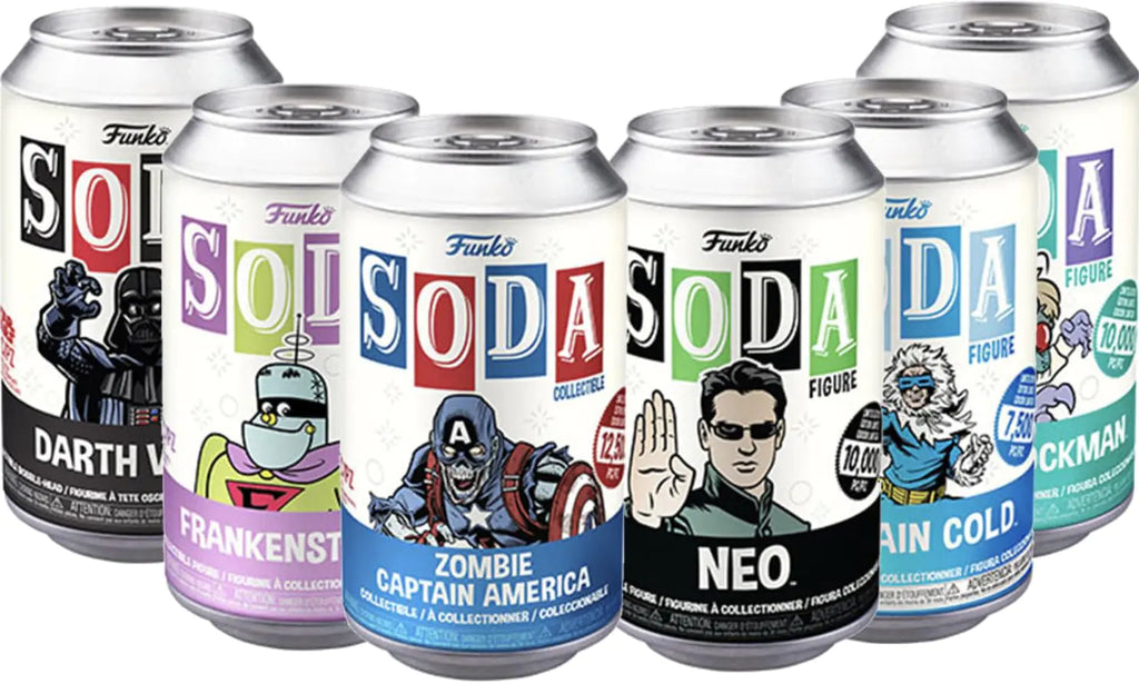 Funko Vinyl Soda Mystery Starter Set (Box of 6)