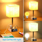 Table Lamp with 4 USB Ports