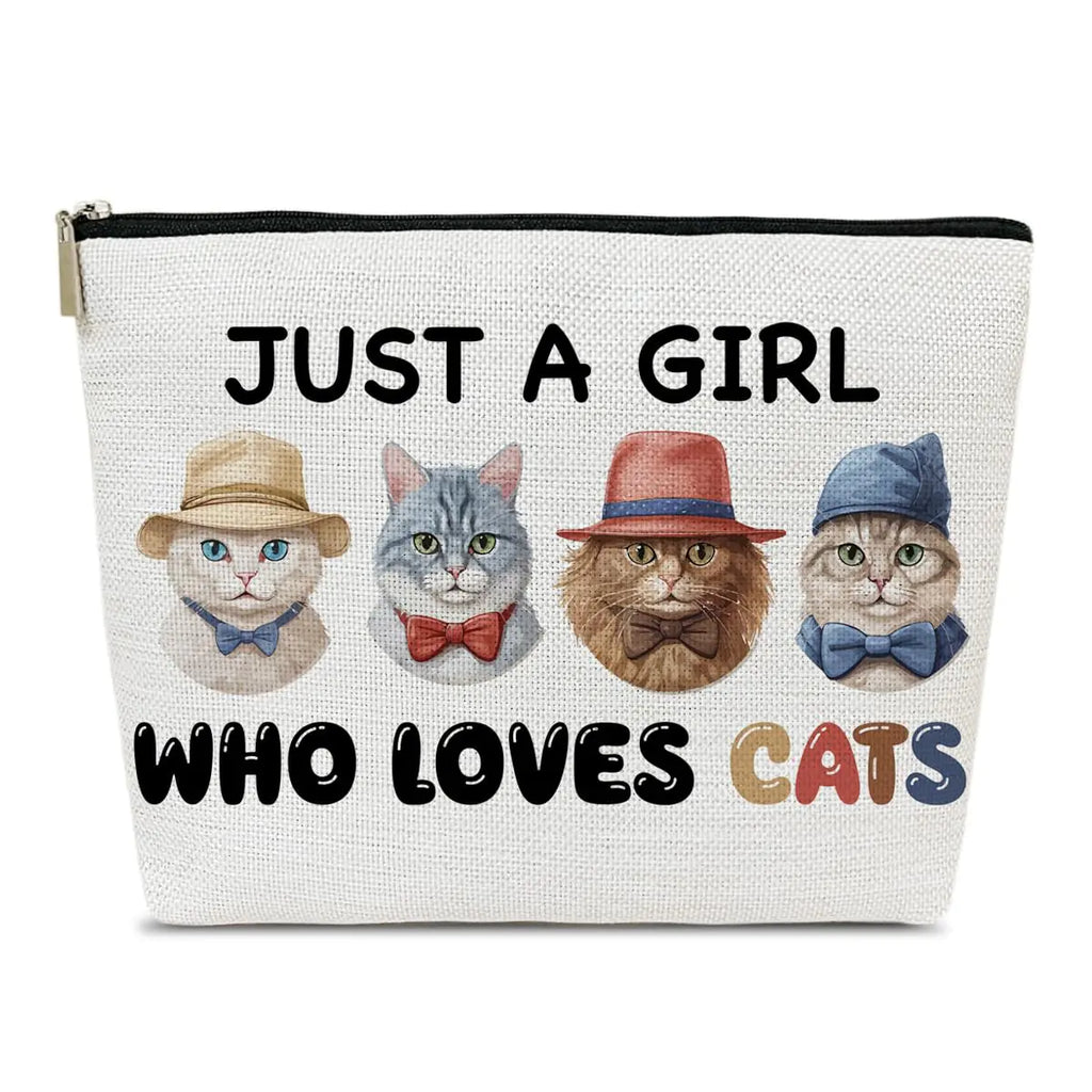 Cat Lover Gift Travel Cosmetic Bag