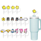 16Pcs 10mm Straw Cover for Stanley Cup