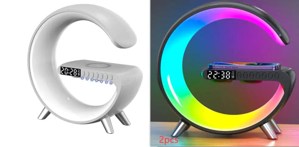 G LED Lamp Bluetooth Speaker Wireless Charger