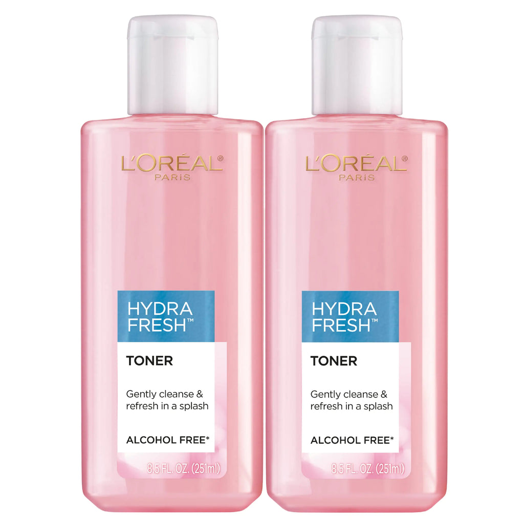 Pack of 2 LOreal Paris Skincare HydraFresh Toner