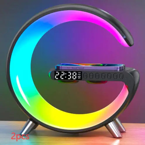 G LED Lamp Bluetooth Speaker Wireless Charger