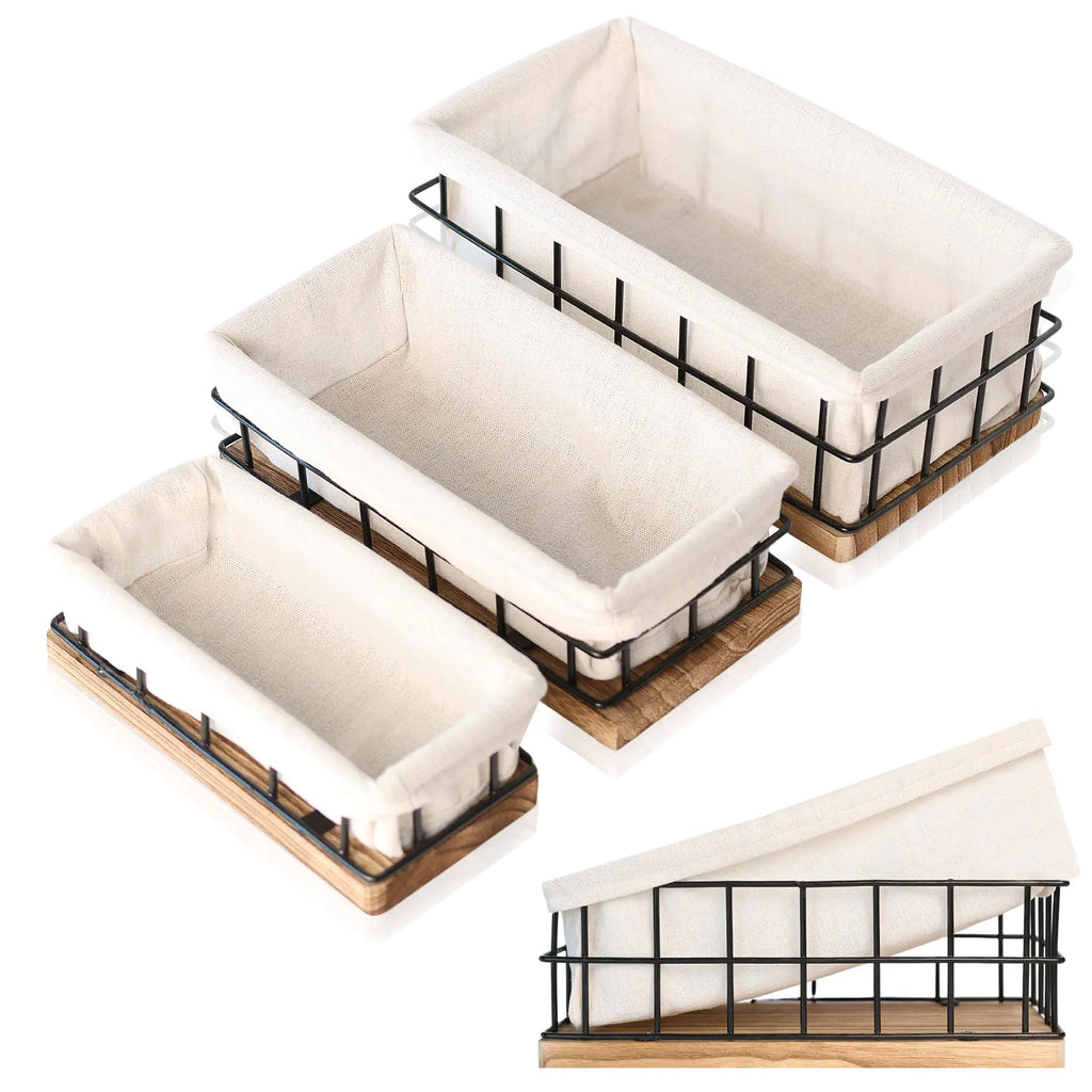 Metal Baskets Organizer